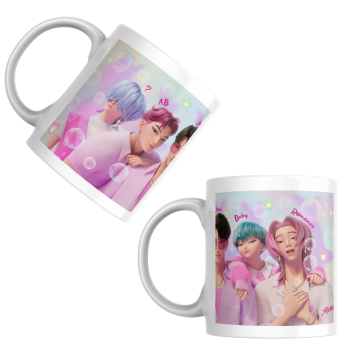 HUNTRIX K-POP DEMON HUNTERS KUBEK 330ml  WYBÓR WZORÓW