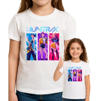 HUNTRIX K-POP DEMON HUNTERS T-SHIRT KOSZULKA PREMIUM - ROZMIARY - KOLORY