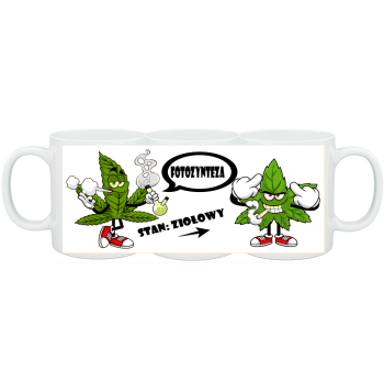 MARIHUANA KONOPIE ŚMIESZNY KUBEK 330ml   WYBÓR WZORÓW