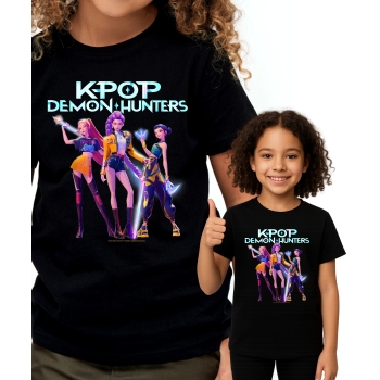 HUNTRIX K-POP DEMON HUNTERS T-SHIRT KOSZULKA PREMIUM - ROZMIARY - KOLORY