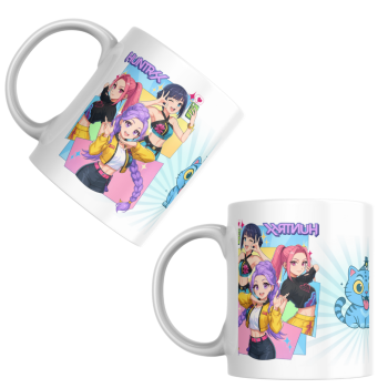 HUNTRIX K-POP DEMON HUNTERS KUBEK 330ml  WYBÓR WZORÓW