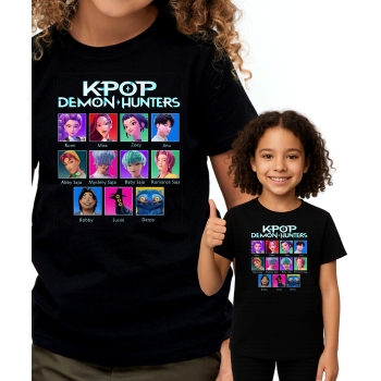 HUNTRIX K-POP DEMON HUNTERS T-SHIRT KOSZULKA PREMIUM - ROZMIARY - KOLORY
