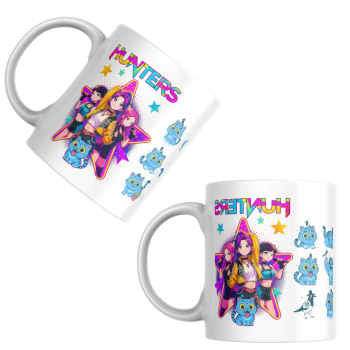 HUNTRIX K-POP DEMON HUNTERS KUBEK 330ml  WYBÓR WZORÓW