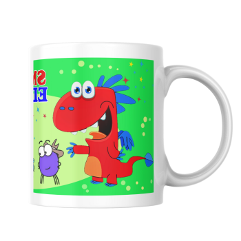 Kubek Smok Edzio biały