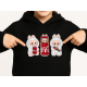 LABUBU COCA-COLA PREMIUM BLUZA Z KAPTUREM CIEPŁA  - ROZMIARY - KOLORY